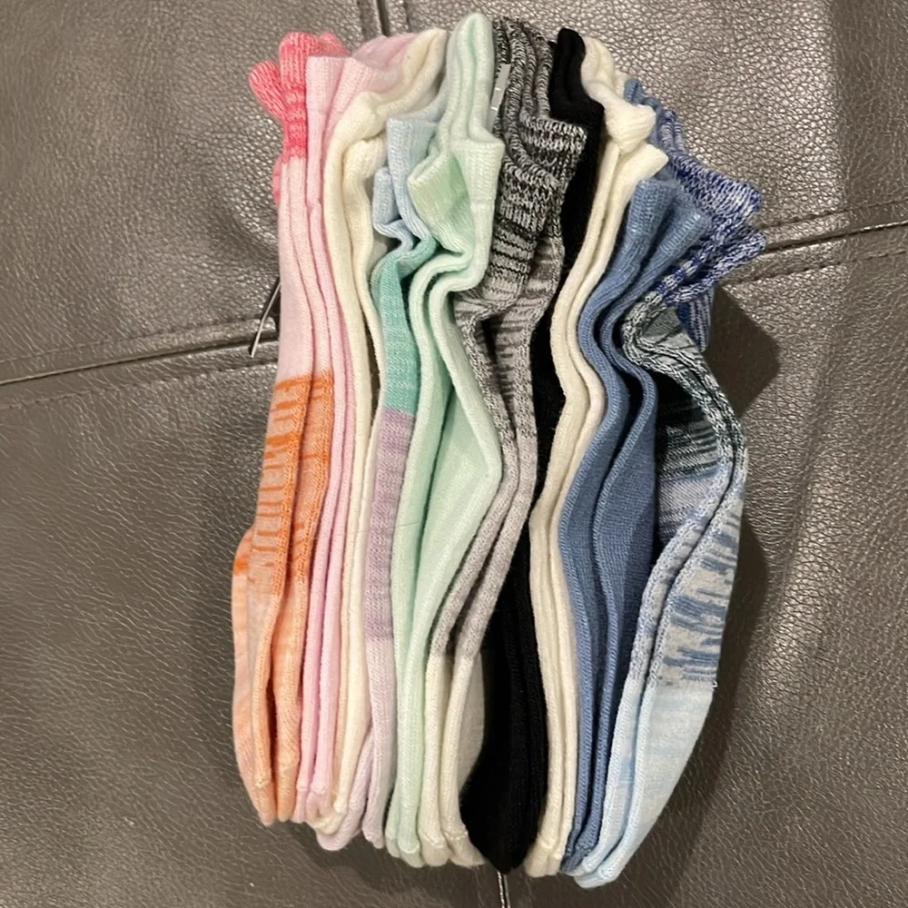 Women's Colorful Low Cut Socks 10 pairs